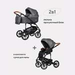 Коляска 2в1 Riko Basic Bella Life 06 Anthracite Графит