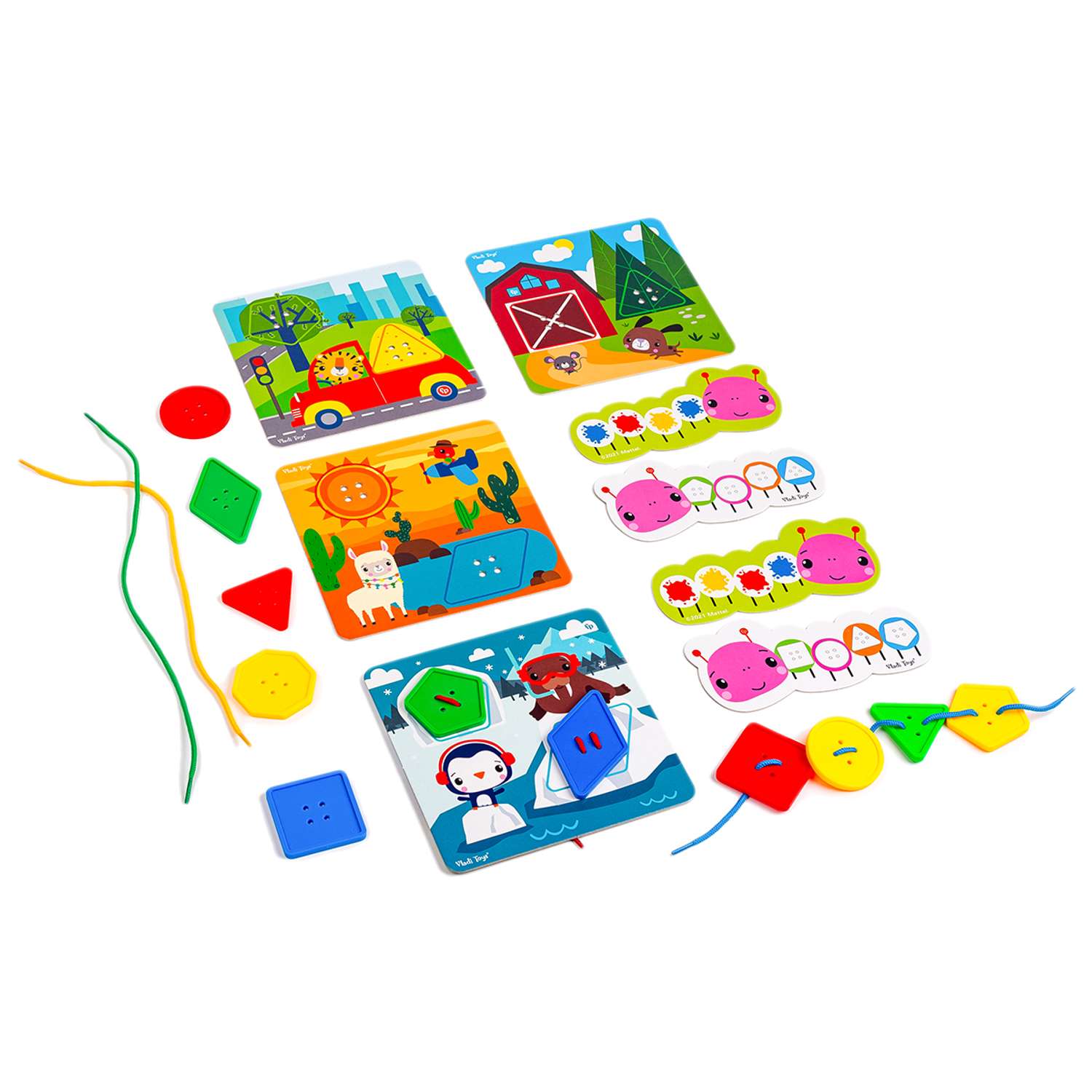 Развивающая игра Vladi Toys Fisher-Price Maxi-пуговицы - фото 4