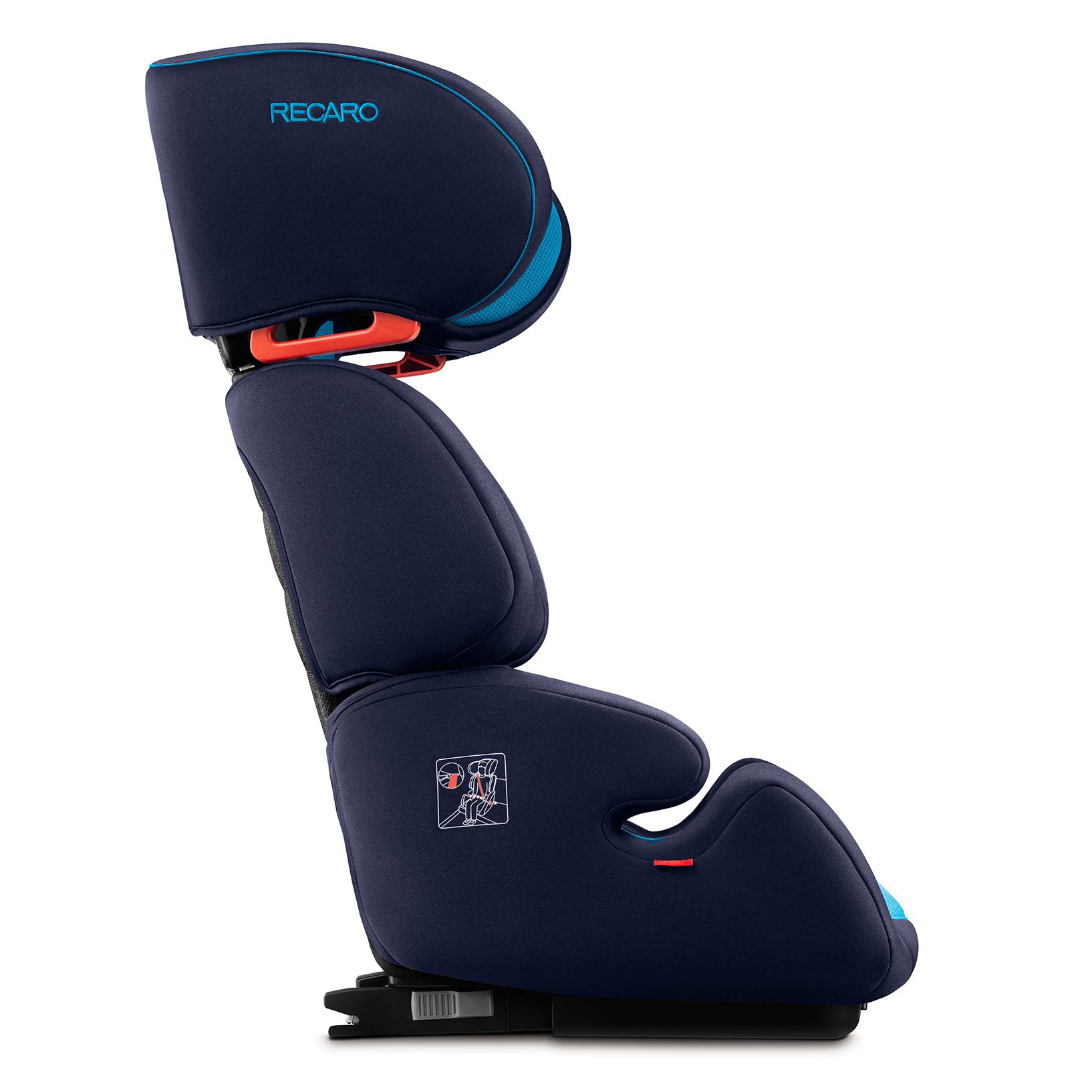 Автокресло Recaro Milano Seatfix Xenon Blue - фото 2