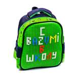 Рюкзак BAZUMI дошкольный пиксельный для девочек и мальчиков