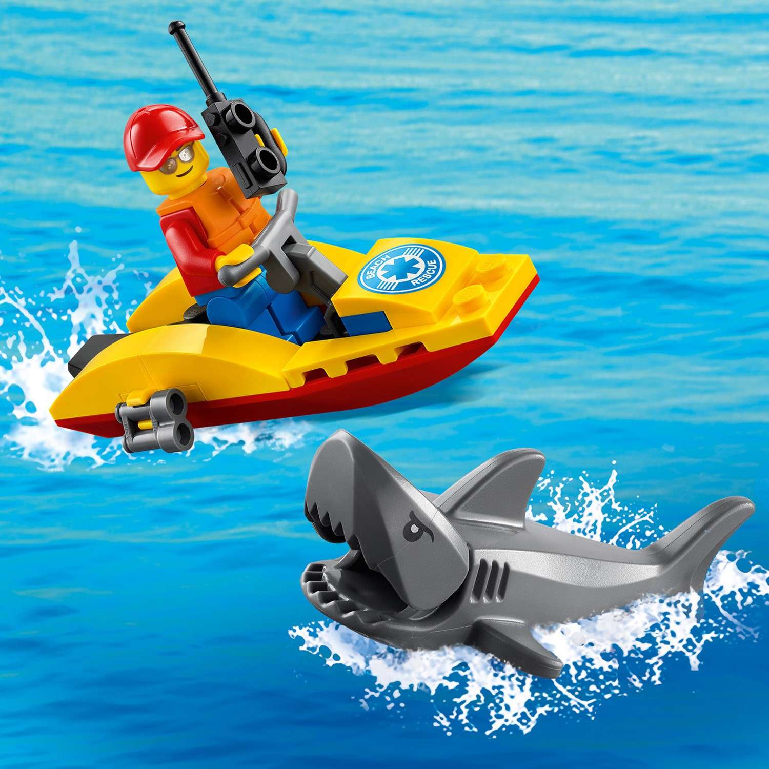 Конструктор LEGO City Great Vehicles Пляжный спасательный вездеход 60286 - фото 6