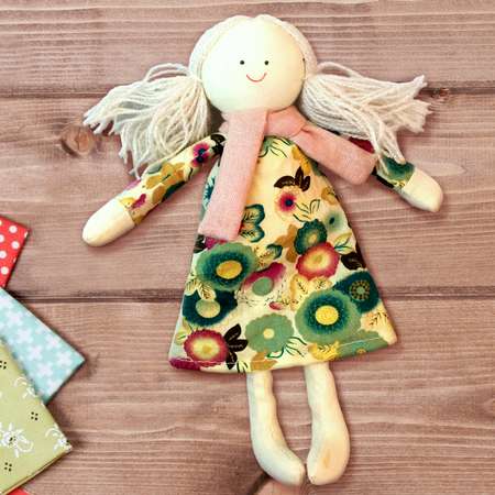Набор для рукоделия Школа Талантов подвесная игрушка из ткани Девочка в шарфике Школа Талантов