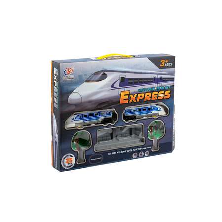 Железная дорога SHARKTOYS Экспресс 25 деталей пути свет звук 22200056