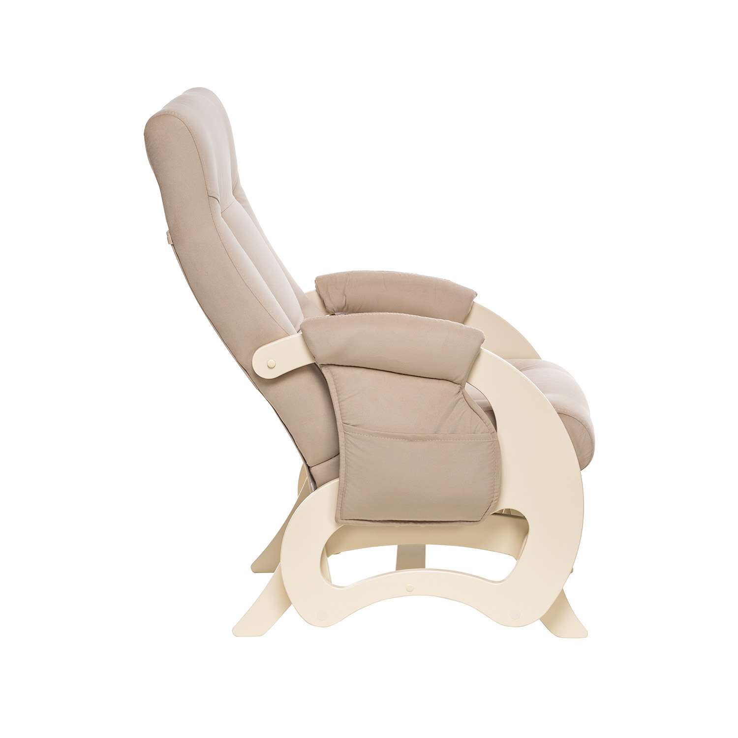 Кресло для кормления Milli Ария с карманами дуб шампань / ткань V 18 - фото 3