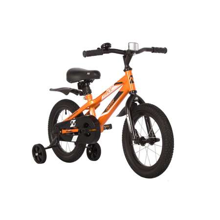 Велосипед 14 JUSTER оранжевый NOVATRACK тормоз ножной