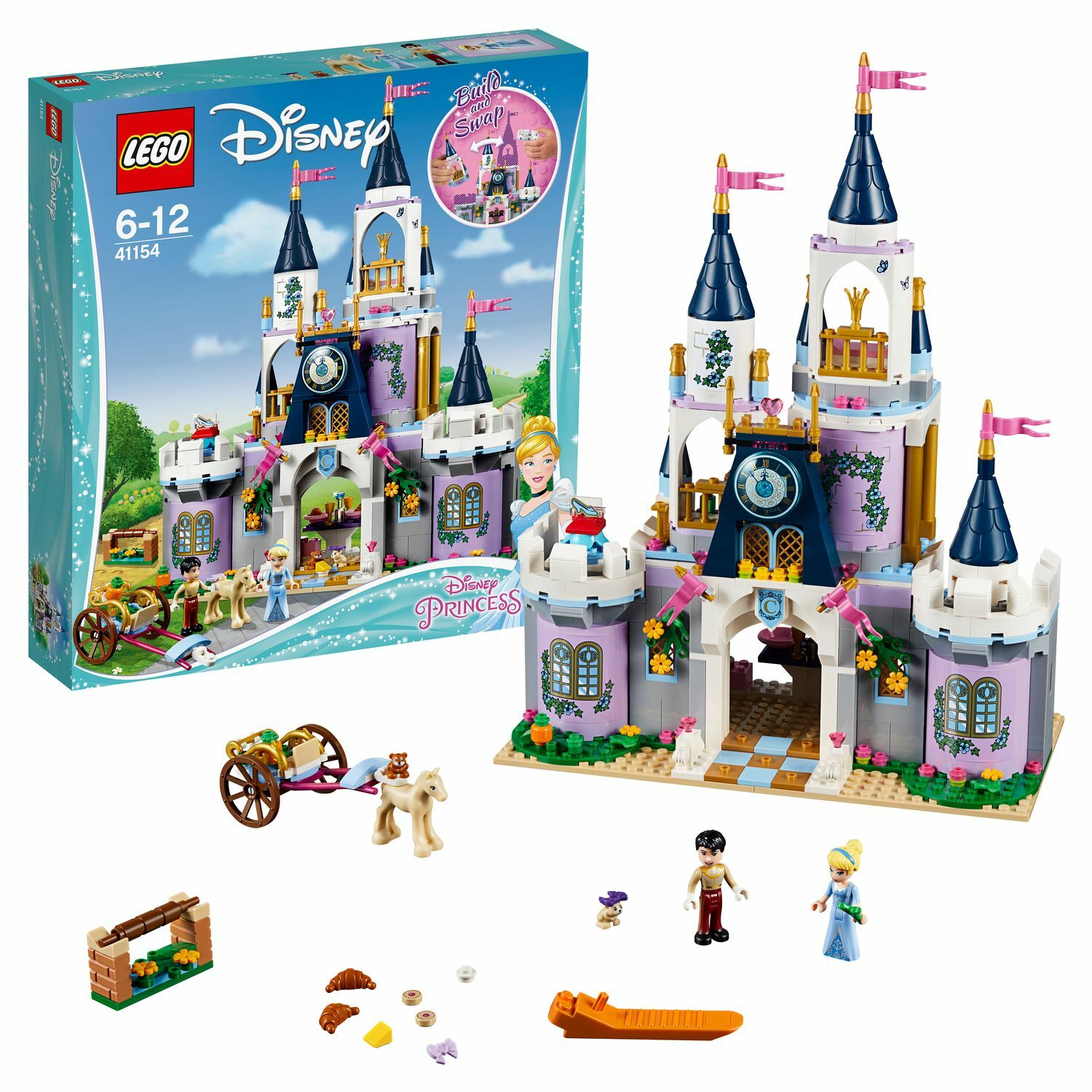 Конструктор LEGO Волшебный замок Золушки Disney Princess (41154) купить по  цене 5999 ₽ в интернет-магазине Детский мир