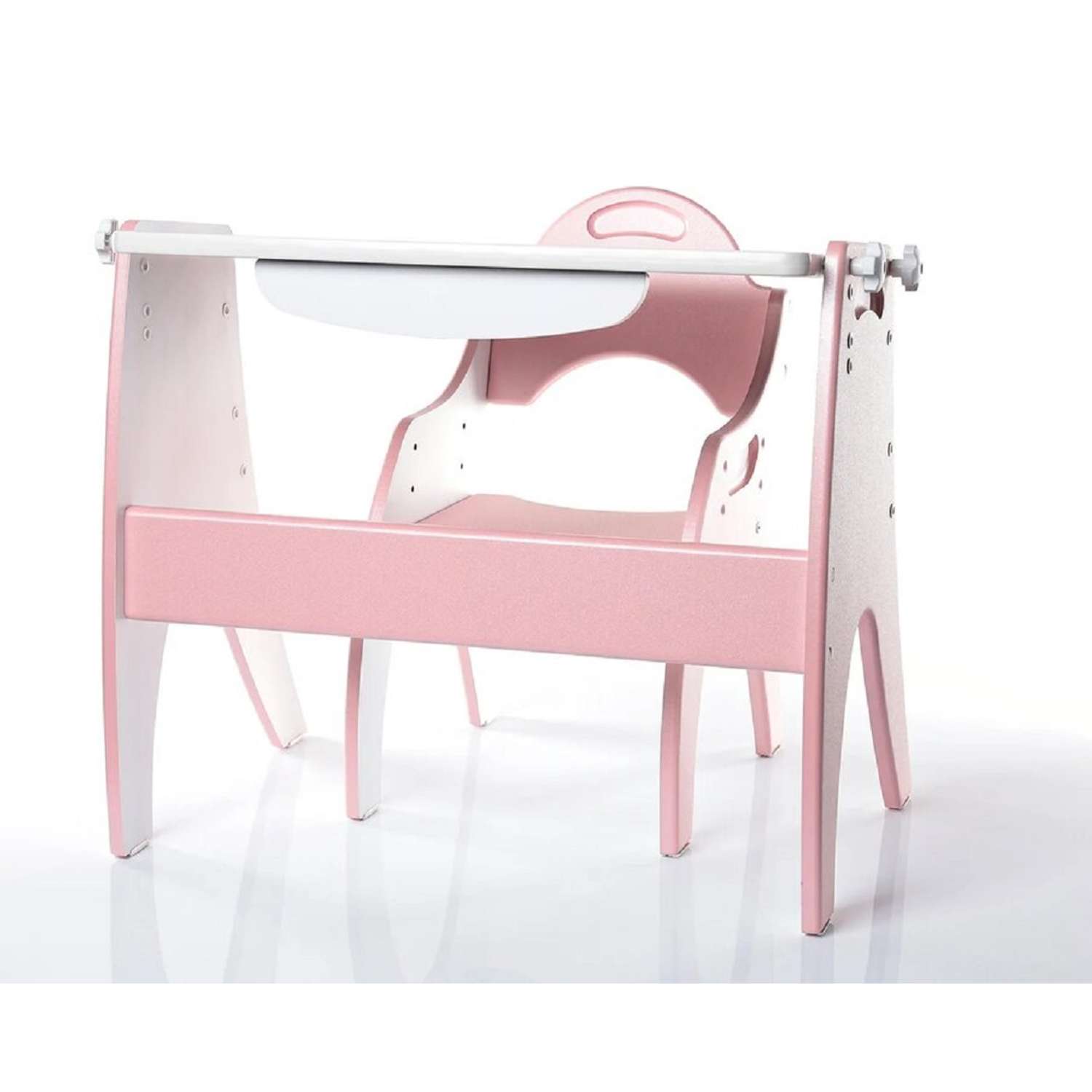 Стол-трансформер и стульчик Tech kids розовый Буквы-цифры - фото 6