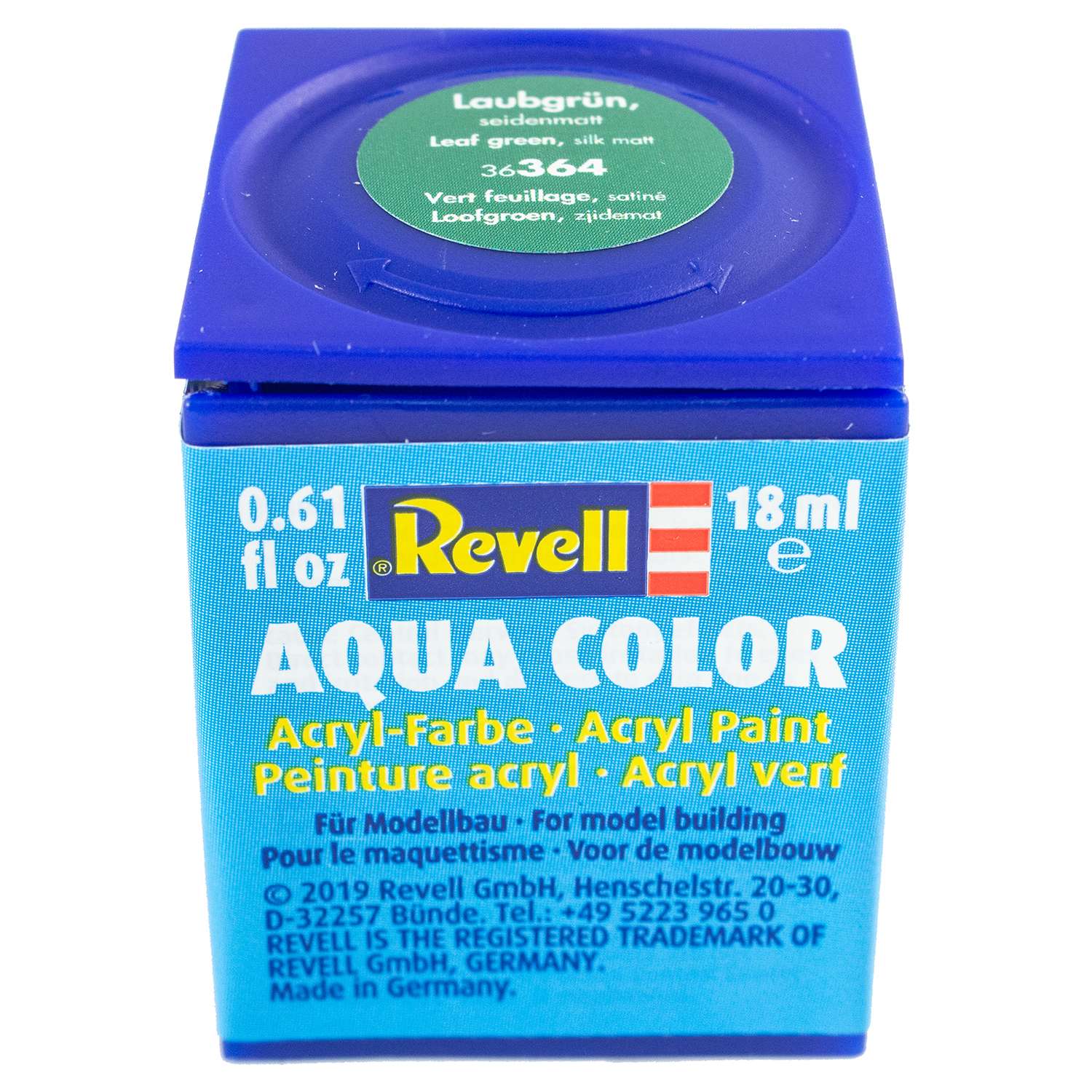 Аква-краска Revell зеленая шелковисто-матовая 36364 - фото 1