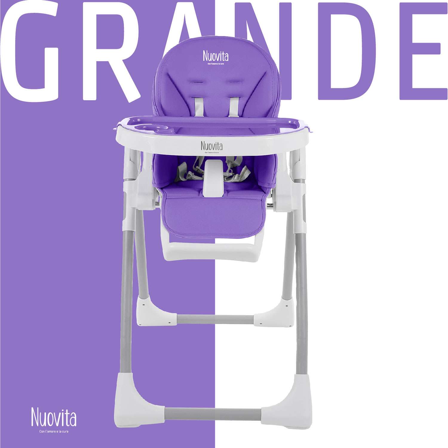 Стульчик для кормления Nuovita Grande Viola Фиолетовый - фото 3
