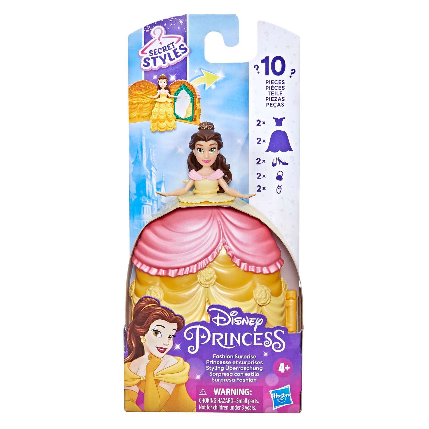 Набор игровой Disney Princess Hasbro Модный сюрприз Белль F15195L0 F03785L0 - фото 2