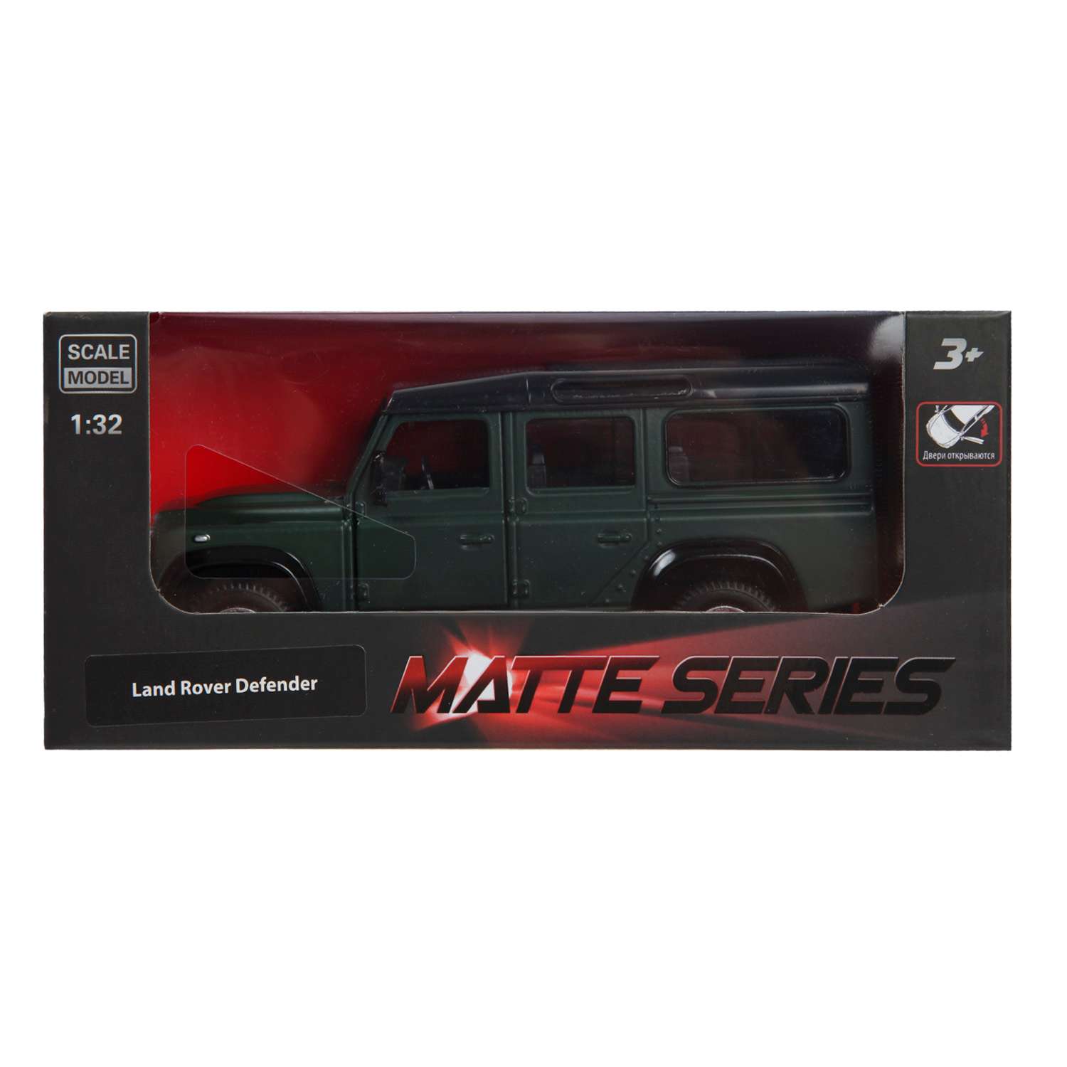 Машинка Mobicaro 1:32 Land Rover Defender Зеленая 544006M(C) 544006M(C) - фото 2