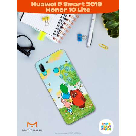 Силиконовый чехол Mcover для смартфона Huawei P Smart 2019 Honor 10 Lite Союзмультфильм Лучшие друзья