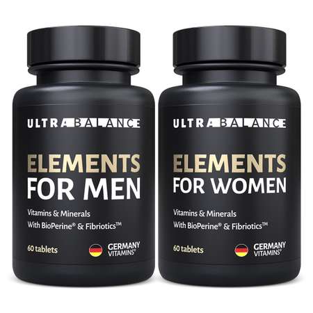 Комплекс для женщин и мужчин UltraBalance витамины и минералы 120 таблеток
