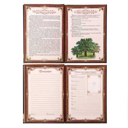 Родословная книга Sima-Land «Древо» 56 листов 16.5 х 24 см
