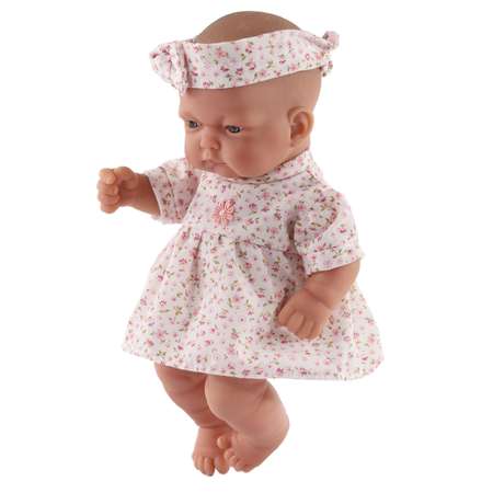 Кукла-пупс Antonio Juan Вера в розовой люльке 26 см виниловая