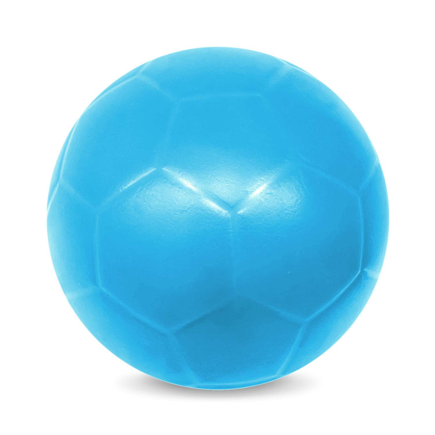 Мяч ПОЙМАЙ диаметр 230мм Футбол голубой - фото 1