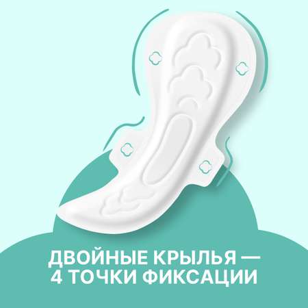 Ночные прокладки Ola! Silk Sense Classic Wings Singles Night Plus Ромашка в инд. 7x6 уп.42