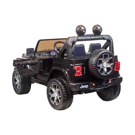 Электромобиль TOYLAND Джип Jeep Rubicon 4x4 чёрный