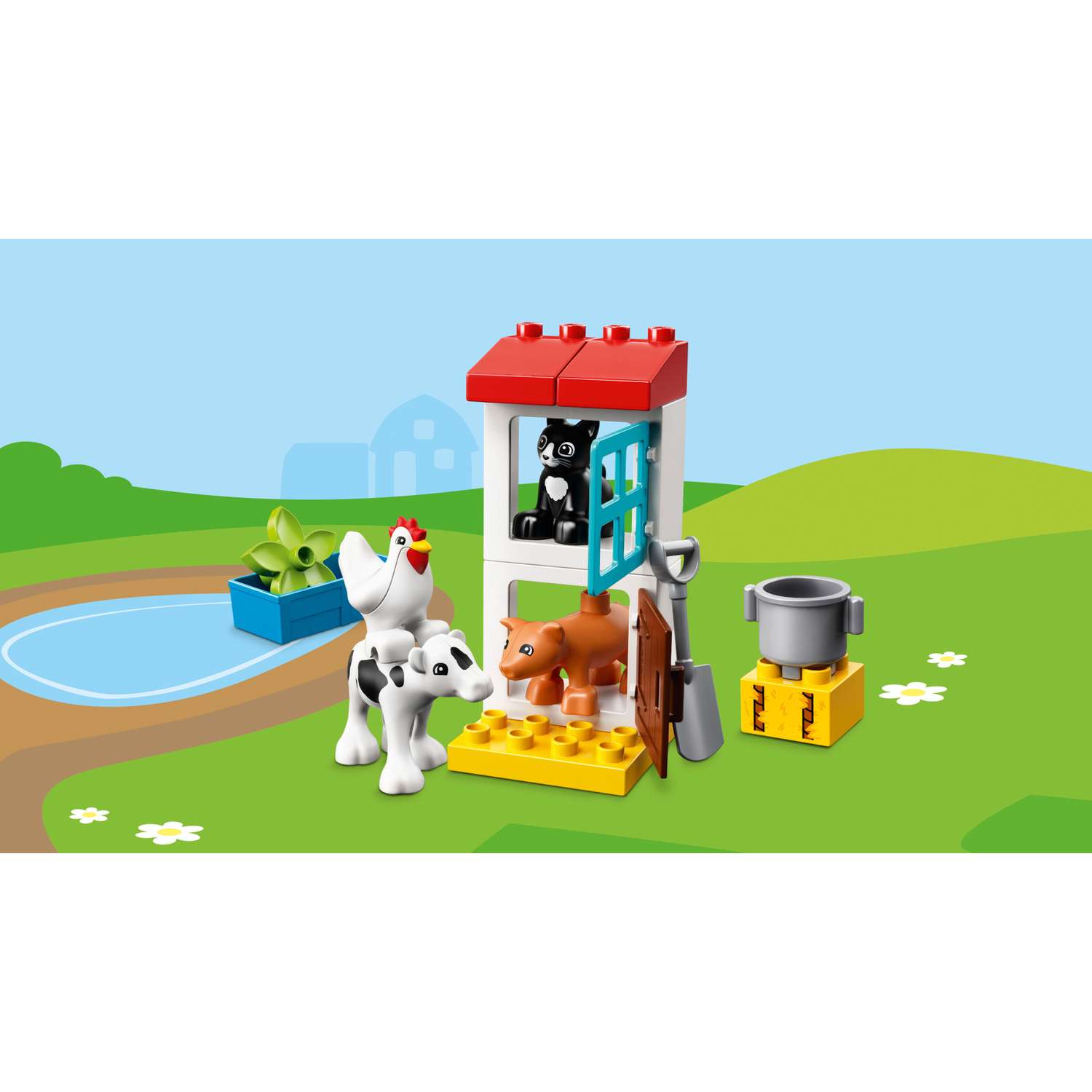 Конструктор LEGO Ферма: домашние животные DUPLO Town (10870) - фото 5