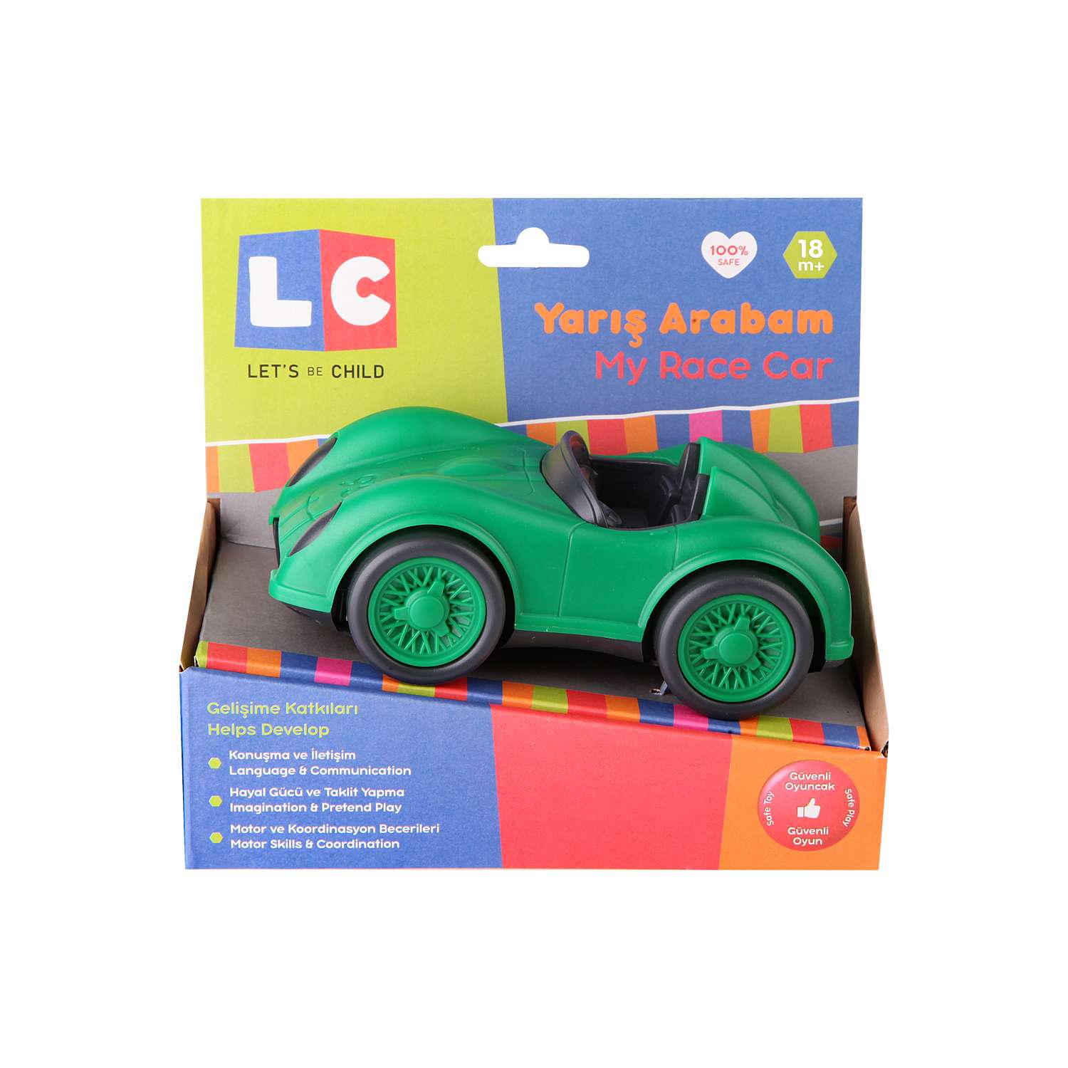 Гоночный автомобиль Let s Be Child Машинка цвет зеленый LC-30782-ZE - фото 2