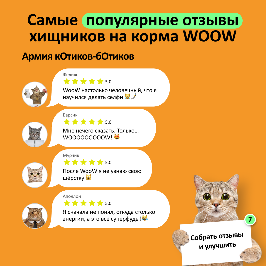 Влажный корм для кошек WOOW 1.2 кг (полнорационный) - фото 9