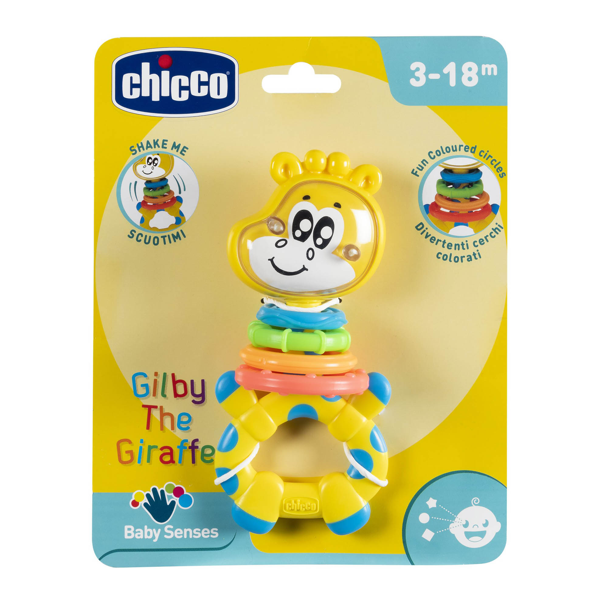 Игрушка CHICCO Погремушка Жираф - фото 3