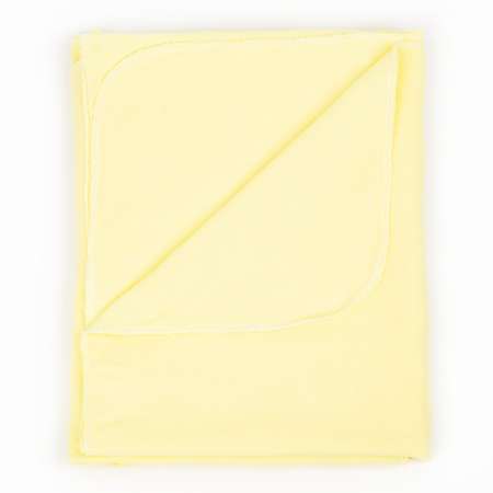 Пеленка фланелевая Чудо-Чадо для новорожденных Гамма желтый 75х120см 3 шт
