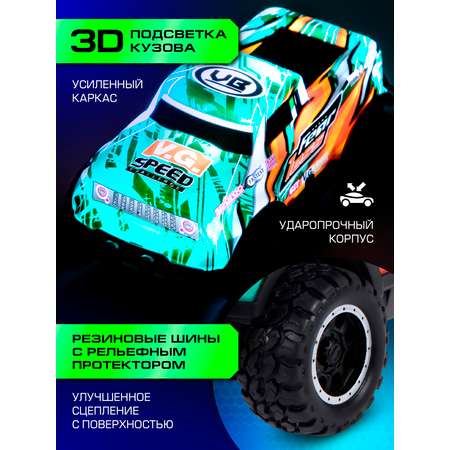 Внедорожник на радиоуправлении ДЖАМБО с 3D подсветкой корпуса