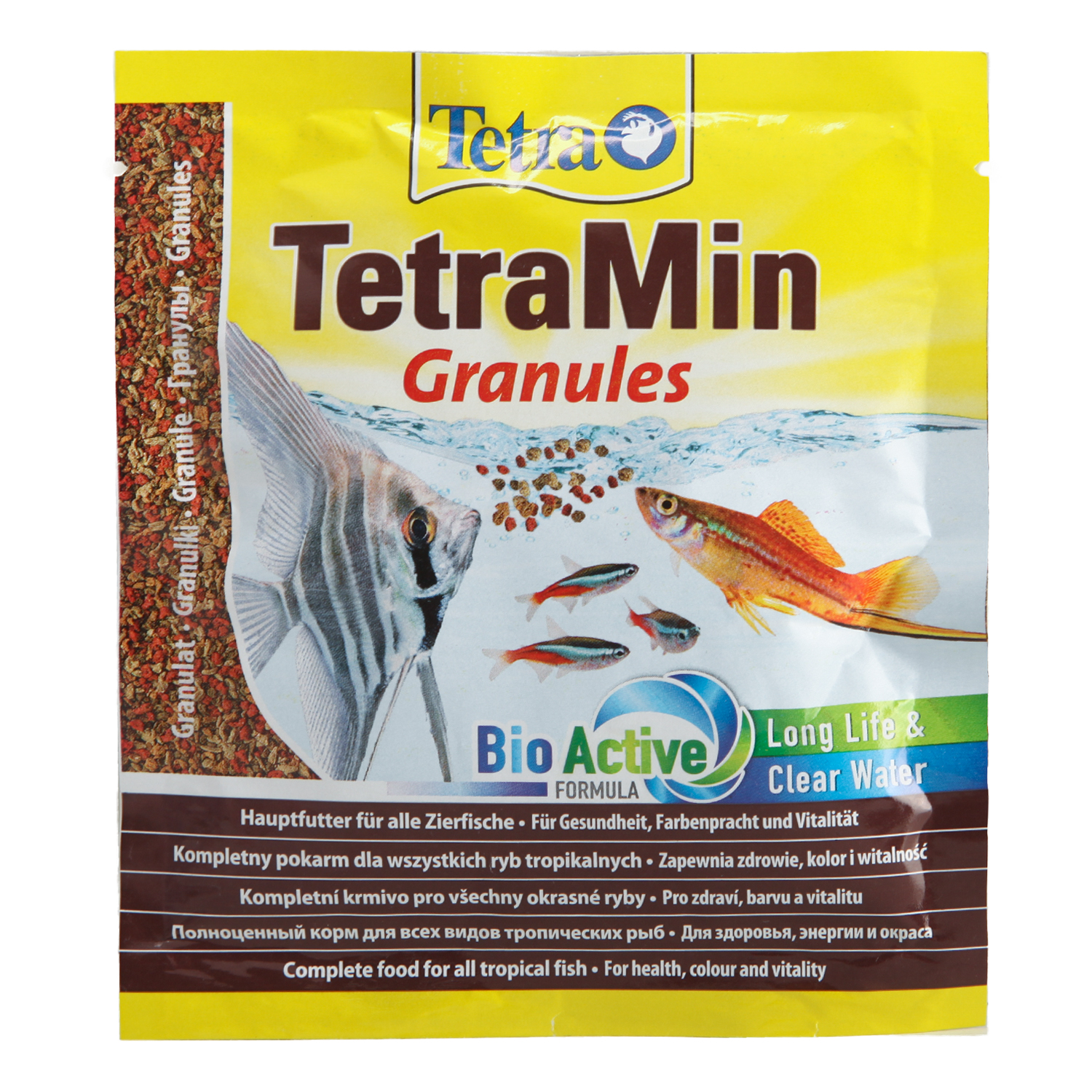 Tetra TetraMin Granules корм для всех видов рыб, гранулы (15 г)