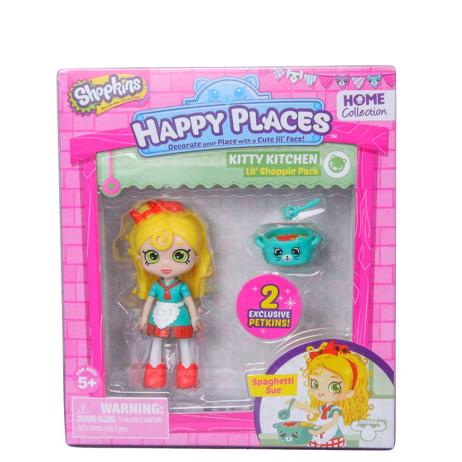 Набор с куклой Happy Places Shopkins Shoppie Сью Спагетти (56323) - фото 1