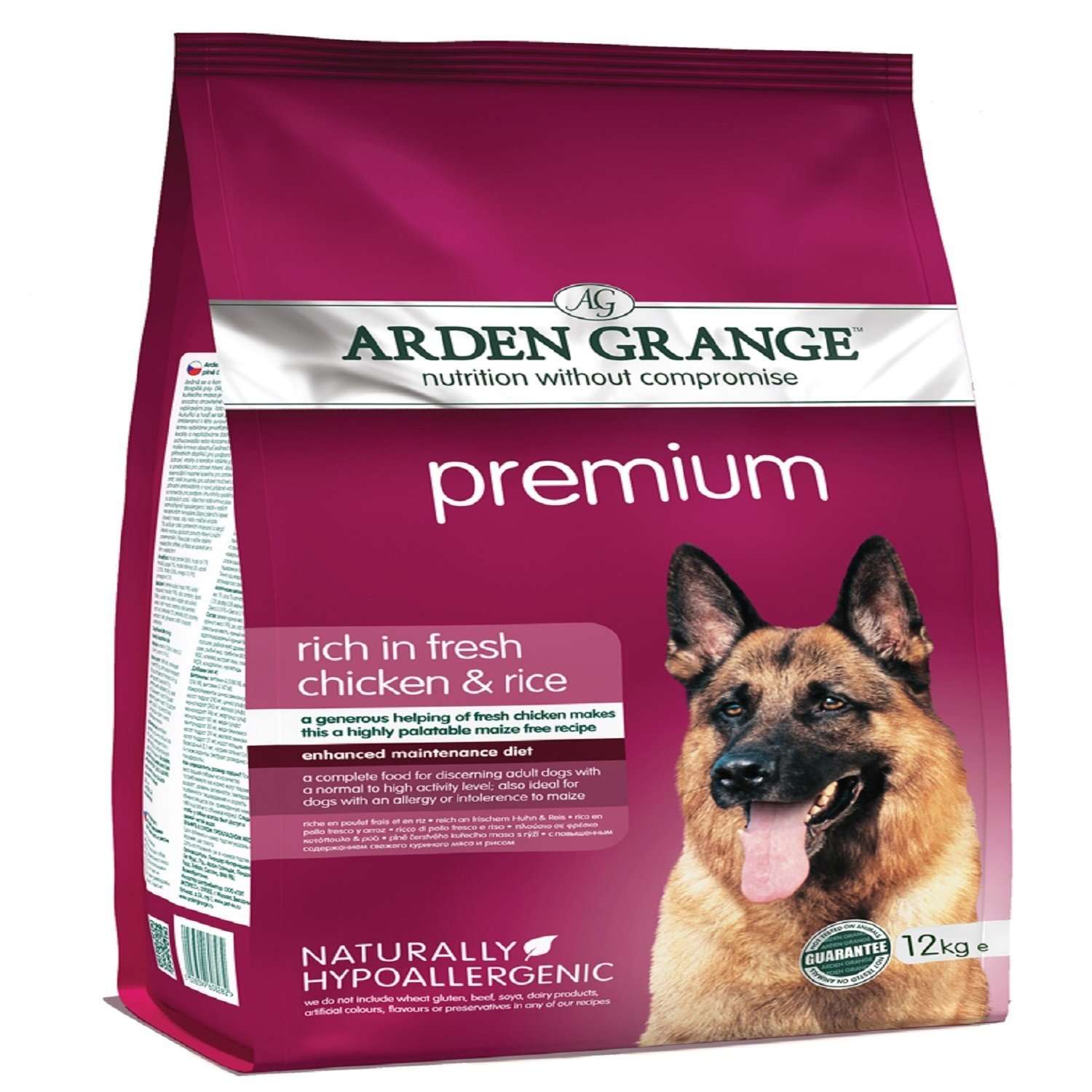 Корм для собак Arden Grange 12кг Adult Premium с курицей - фото 1