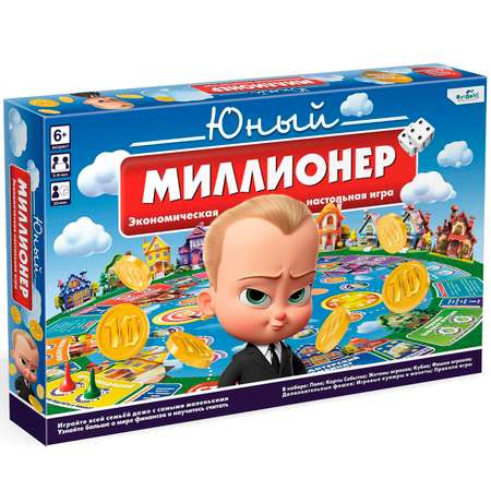 Игра настольная Origami Юный миллионер 08412