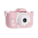 Фотоаппарат Uniglodis детский цифровой Cute Kitty розовый