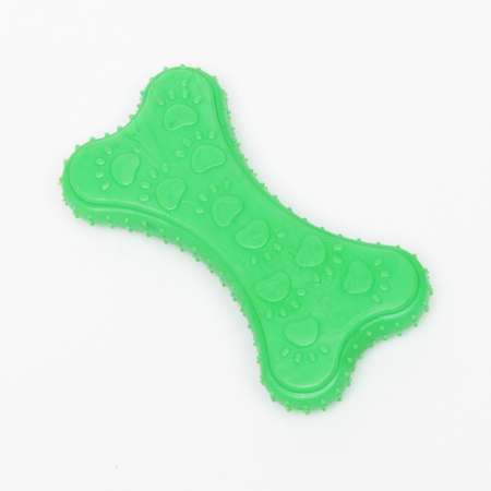 Игрушка Пижон жевательная суперпрочная «Собачье удовольствие» 10.5 см зелёная