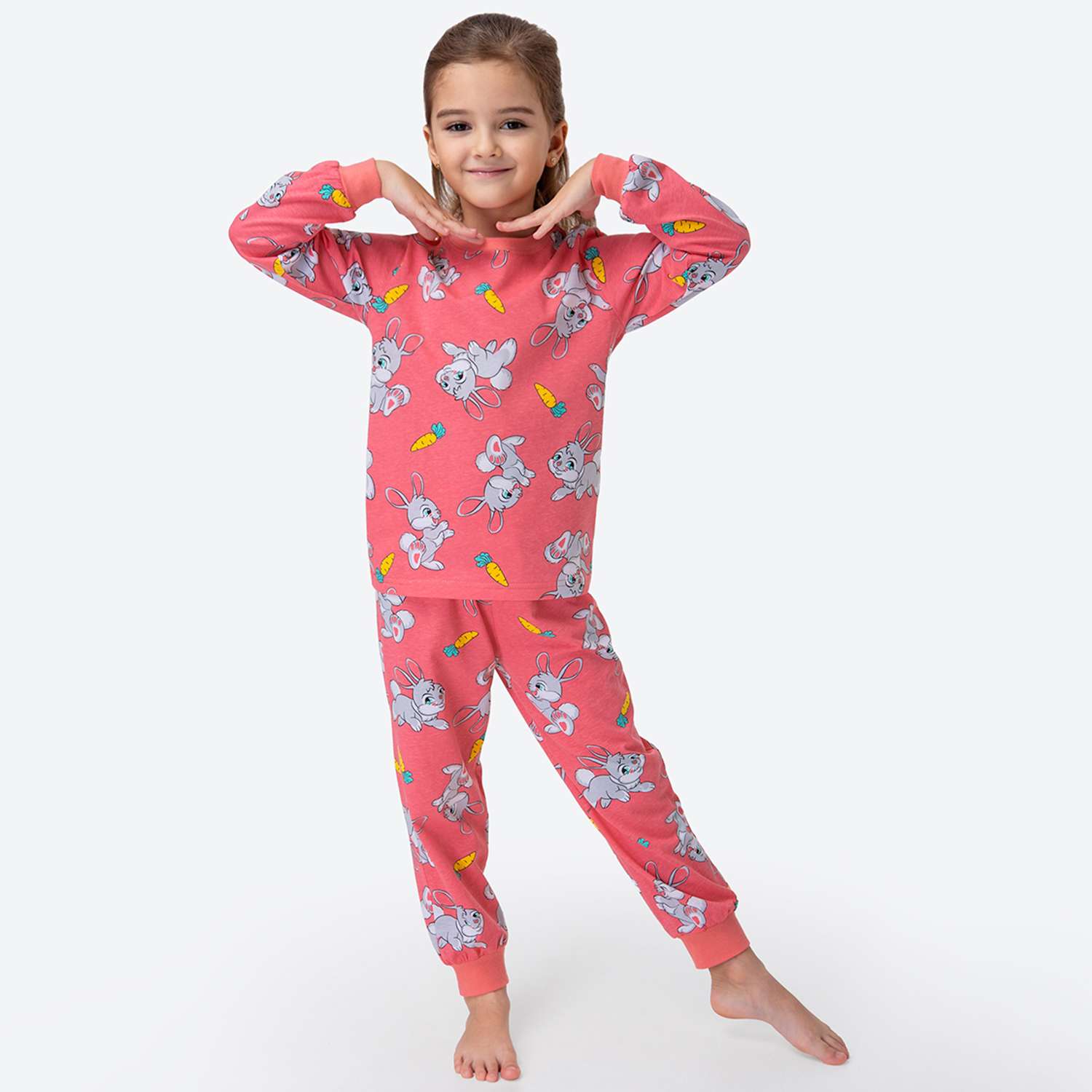 Пижама HappyFox HF00301т.розовый - фото 1