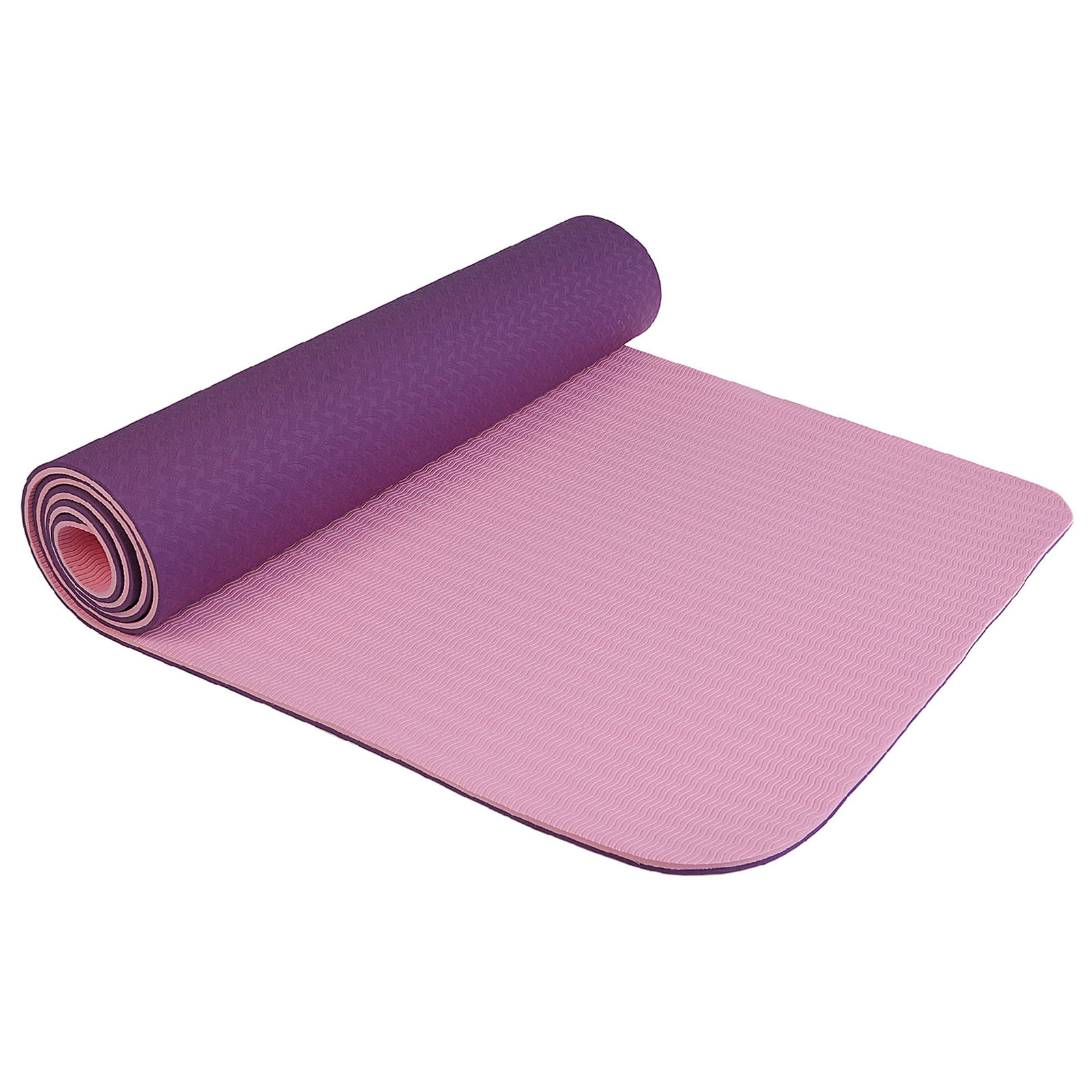 Коврик Sangh Для йоги двухцветный фиолетовый - фото 1