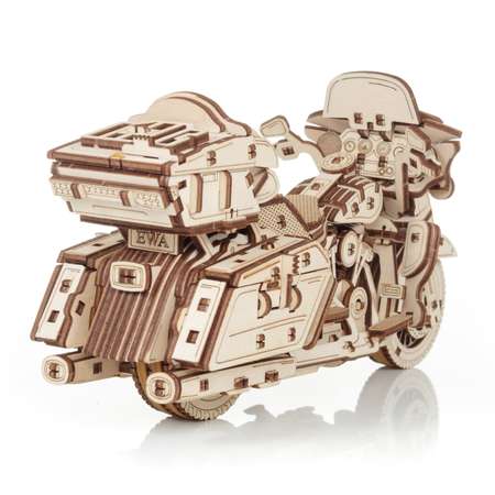 Сборная модель Eco Wood Art (EWA) Мотоцикл Байк из дерева