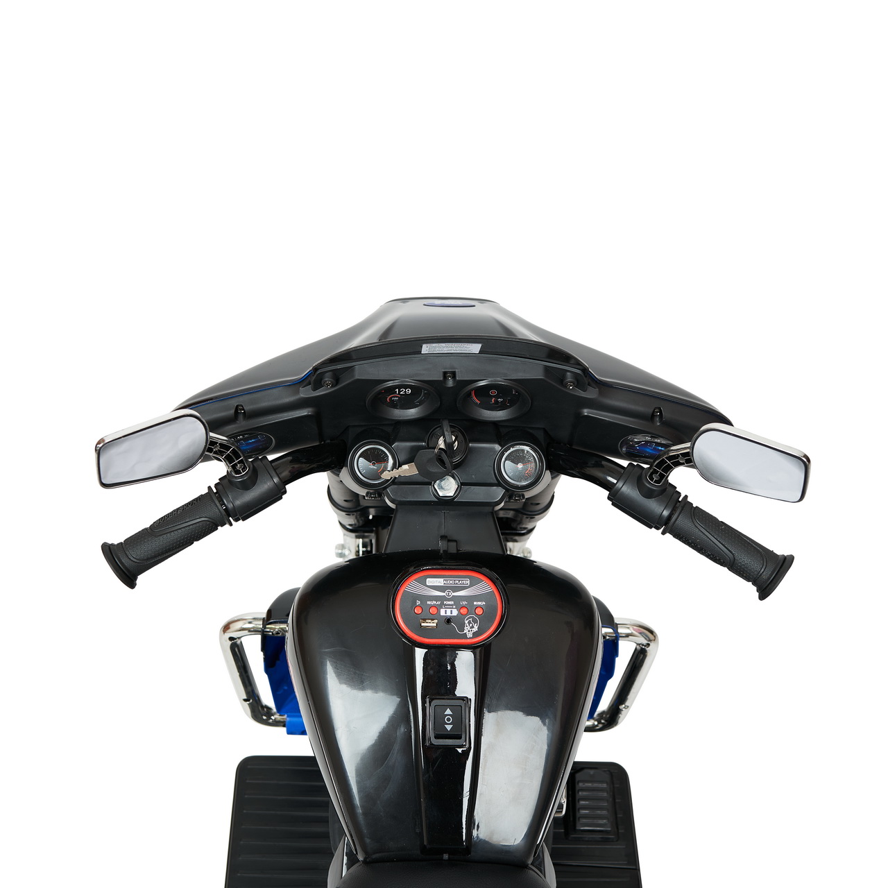 Электромобиль TOYLAND Трицикл Harley-Davidson Moto 7173 чёрный - фото 8