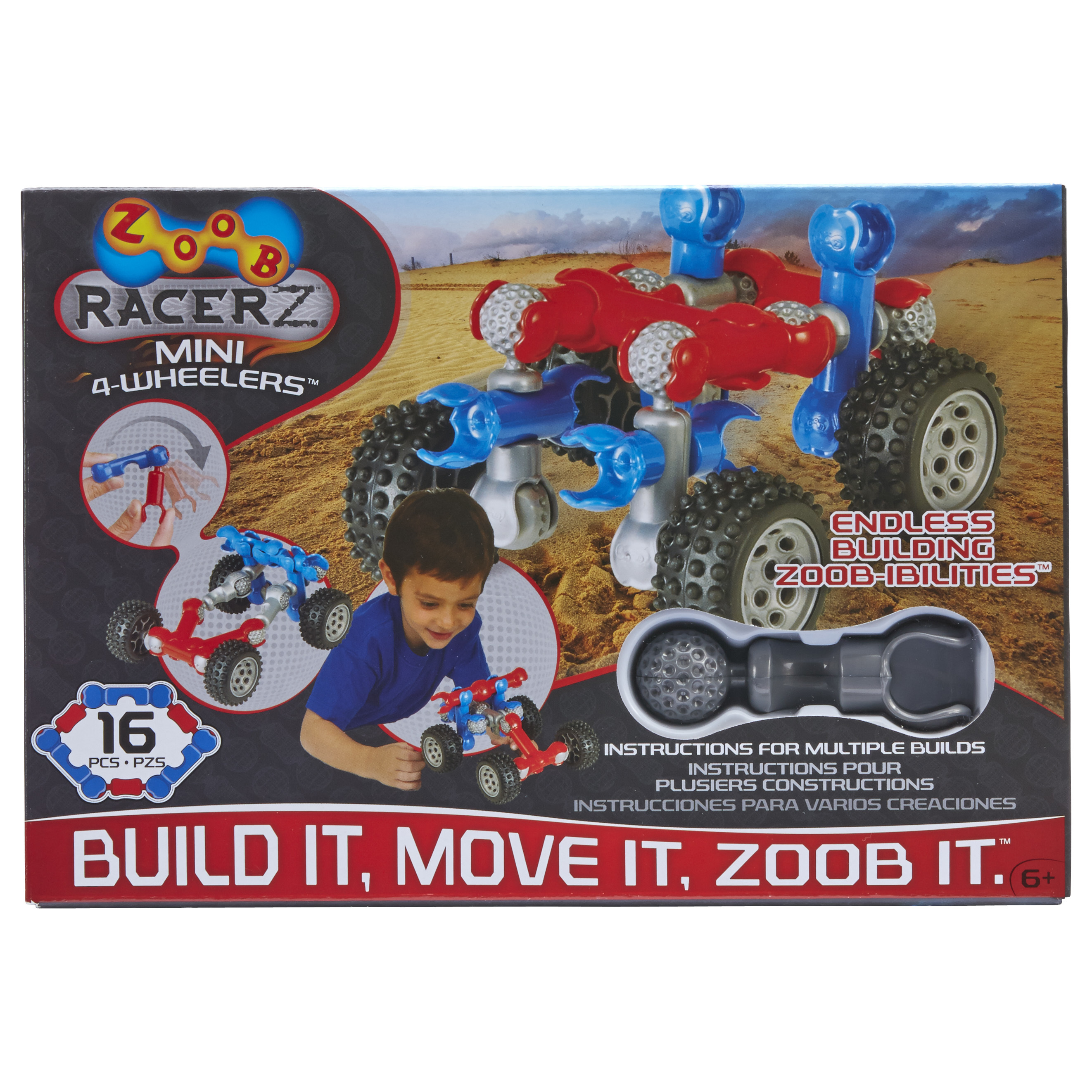 Конструктор ZOOB Mobile Mini 4-Wheeler - фото 6