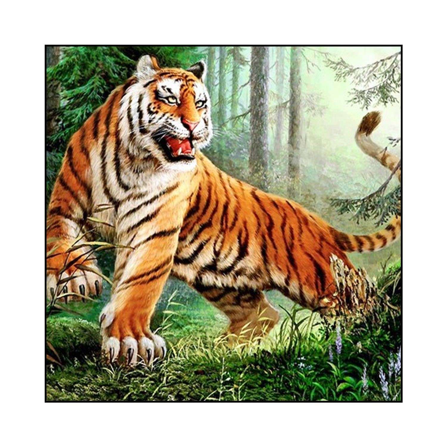 Тигр. Тигр живопись. Тигр картинки. Пейзаж с тигром.
