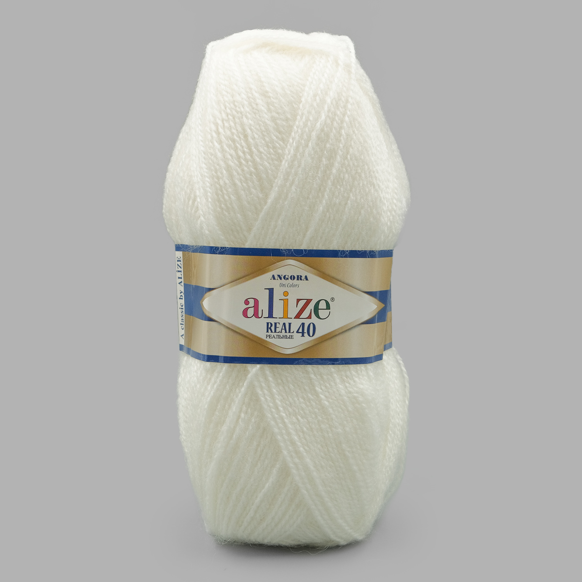 Пряжа Alize мягкая для вязания Angora real 40 100 гр 430 м 5 мотков 55 белый - фото 6