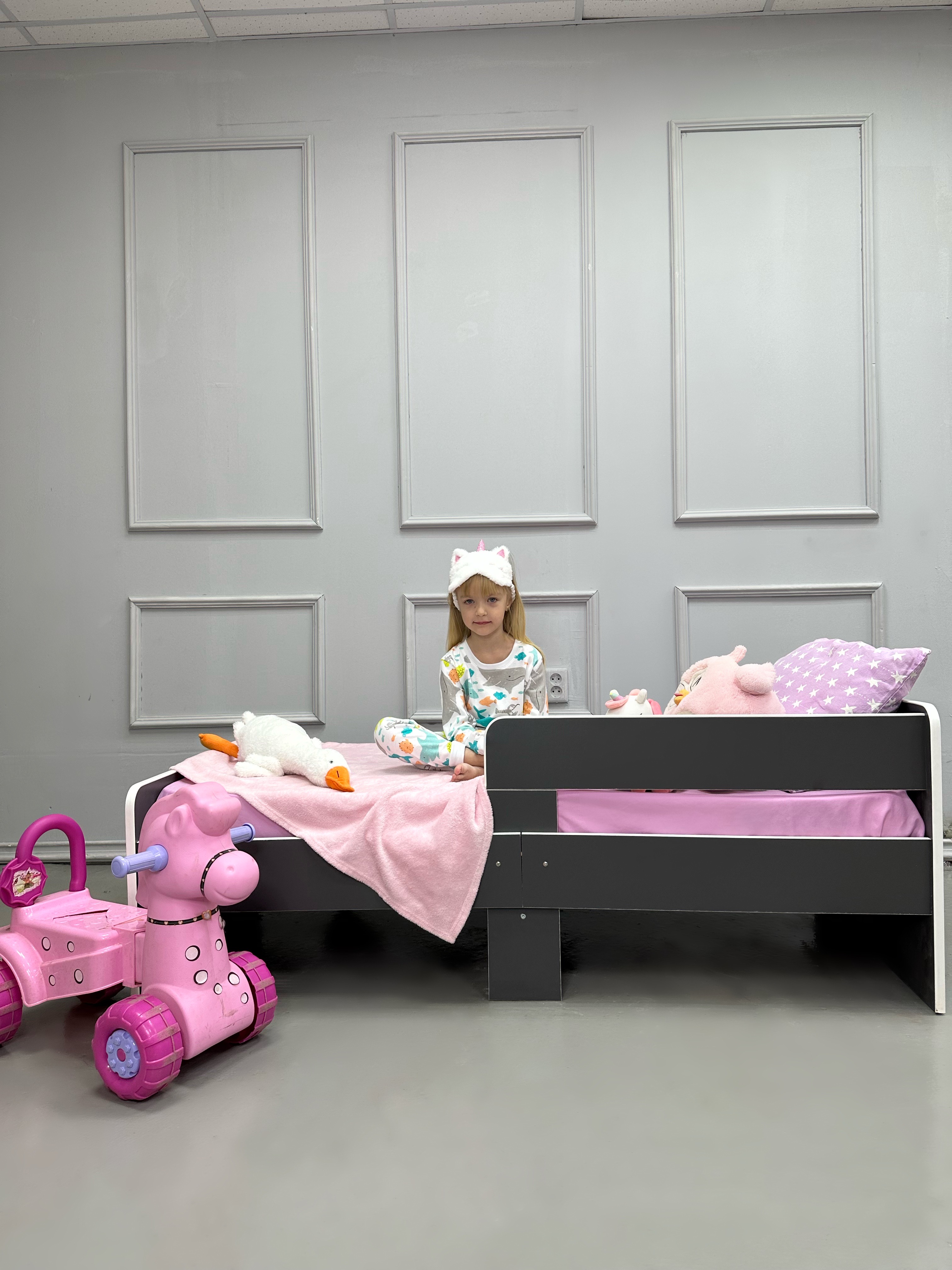 Детская кровать Тренд Мебель Кидди Пепел - фото 4