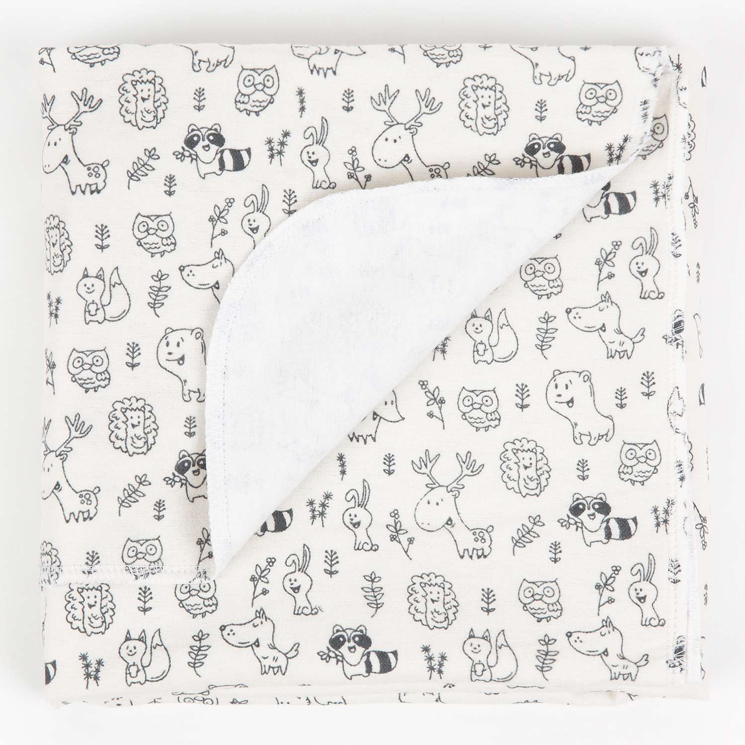Пеленки фланелевые Чудо-чадо для новорожденных «Сыночку/зверюшки» 85х120см 4 шт - фото 5