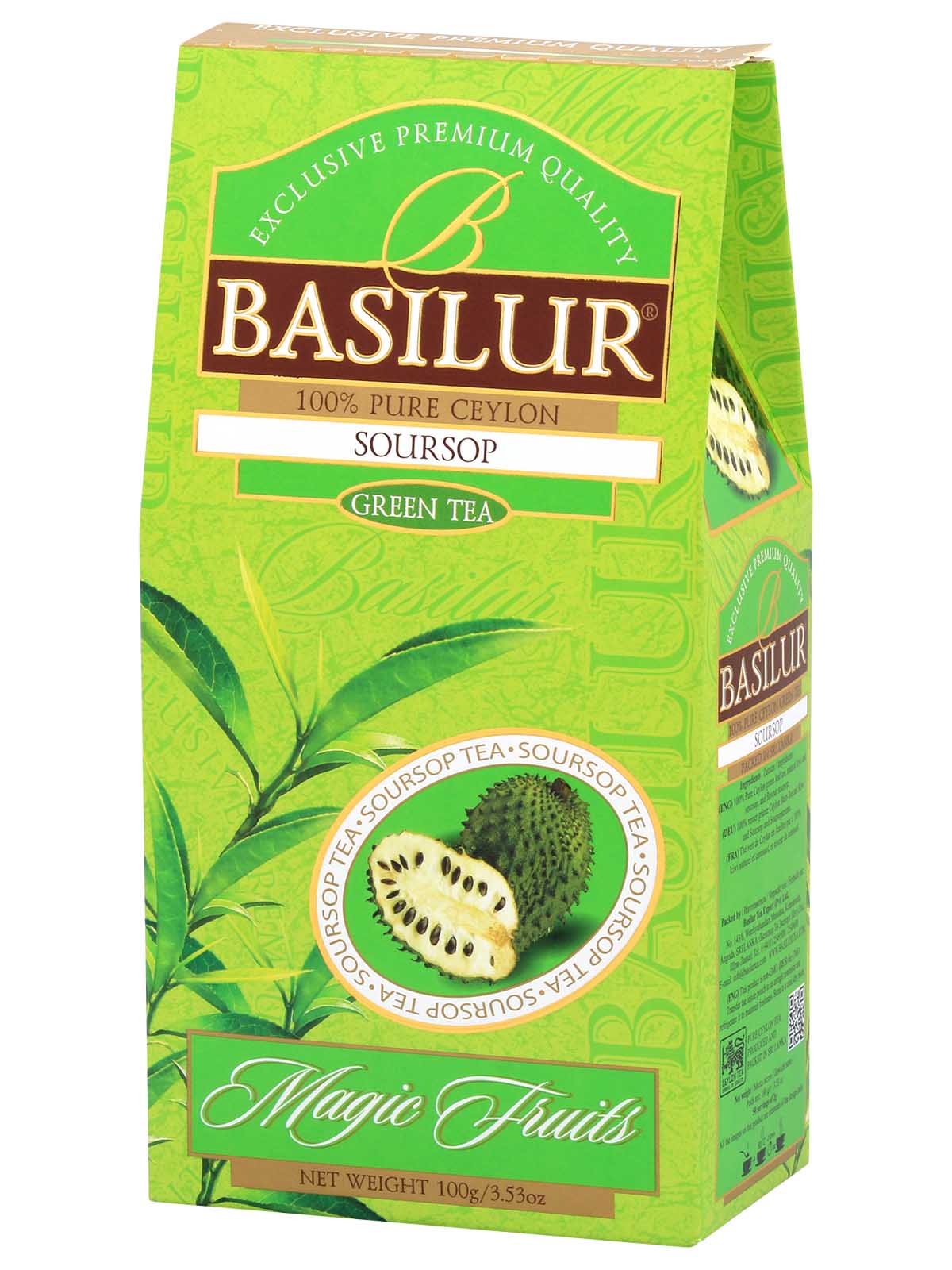 Чай зеленый Basilur Волшебные фрукты Саусеп 100 г - фото 1