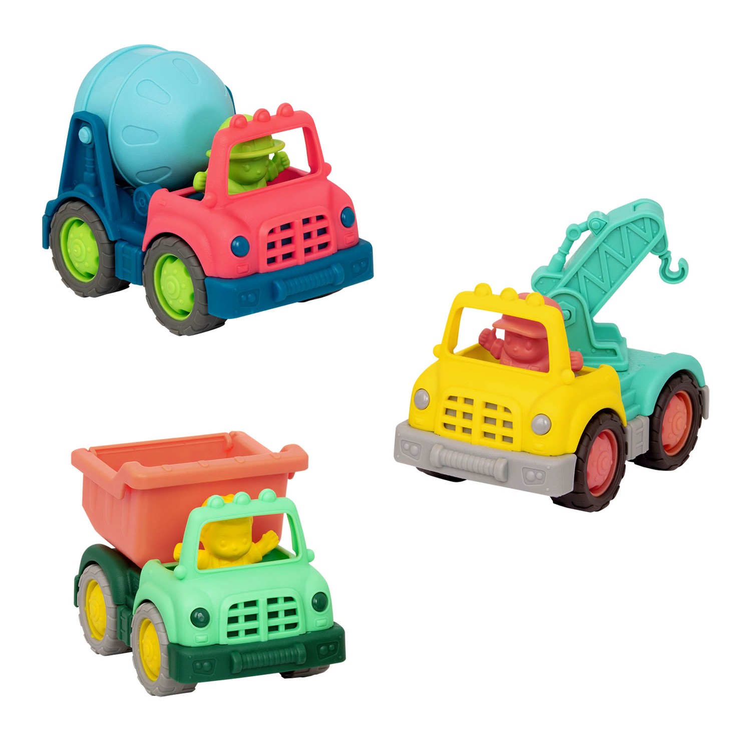 Набор игровой Wonder Wheels Мини грузовики 3шт VE1048Z - фото 3