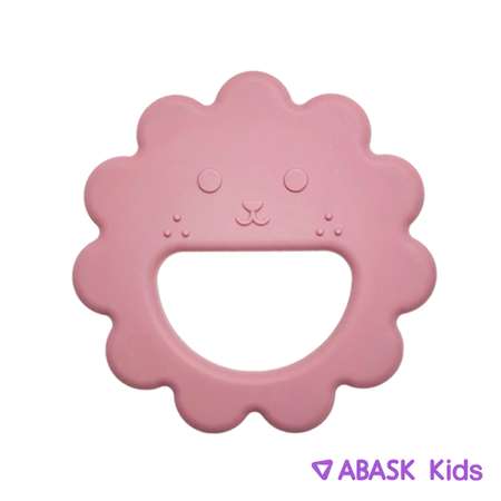 Прорезыватель Львенок ABASK PINK