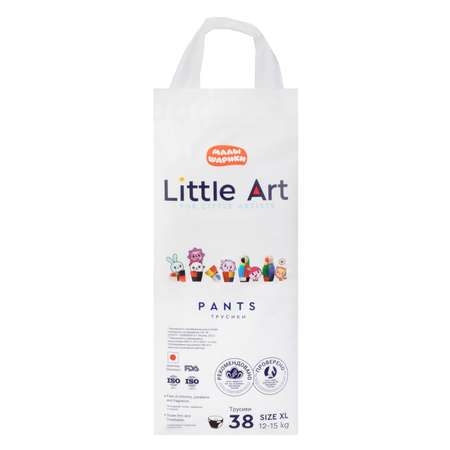 Подгузники-трусики Little Art XL 12-15кг 38шт