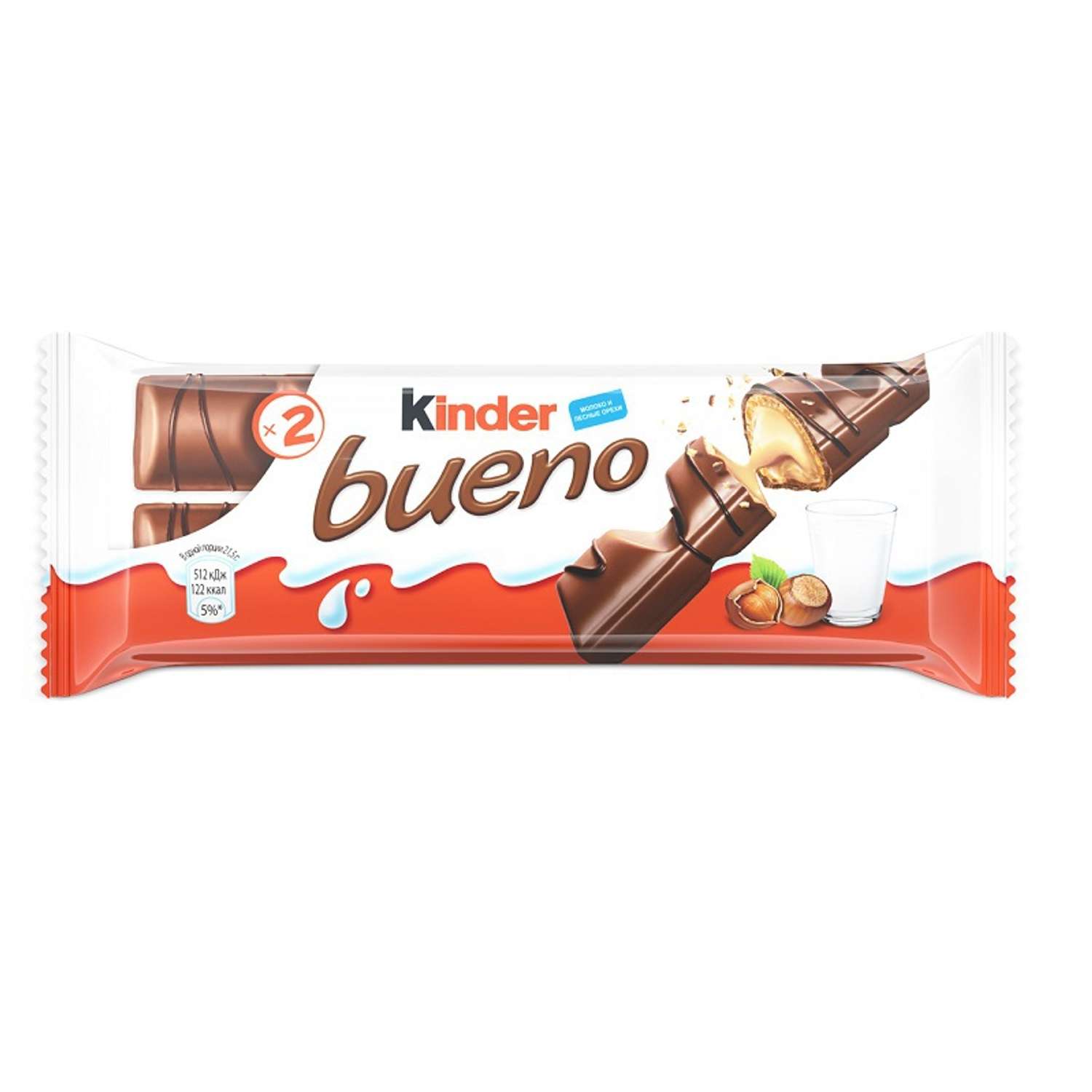Батончик Kinder Буэно шоколадный 43 г - фото 1