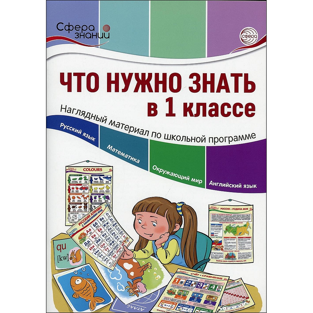 Книга ТЦ Сфера Что нужно знать в 1 классе. Учебные таблицы купить по цене  233 ₽ в интернет-магазине Детский мир