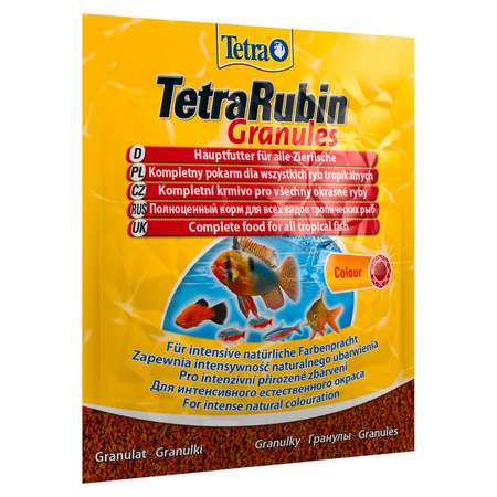 Корм для рыб Tetra 15г Rubin Granules для улучшения окраса всех видов рыб в гранулах